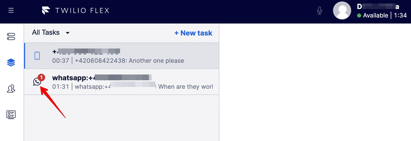 Set the routing rules